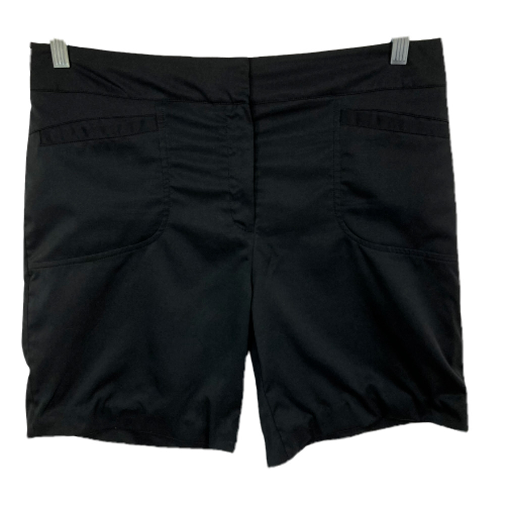 Tail Shorts Womens Sz 12 Black Golf Chino Stretch Lightweight Tennis Pickleball